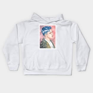 Kim Hongjoong ATEEZ Watercolour Painting Kids Hoodie